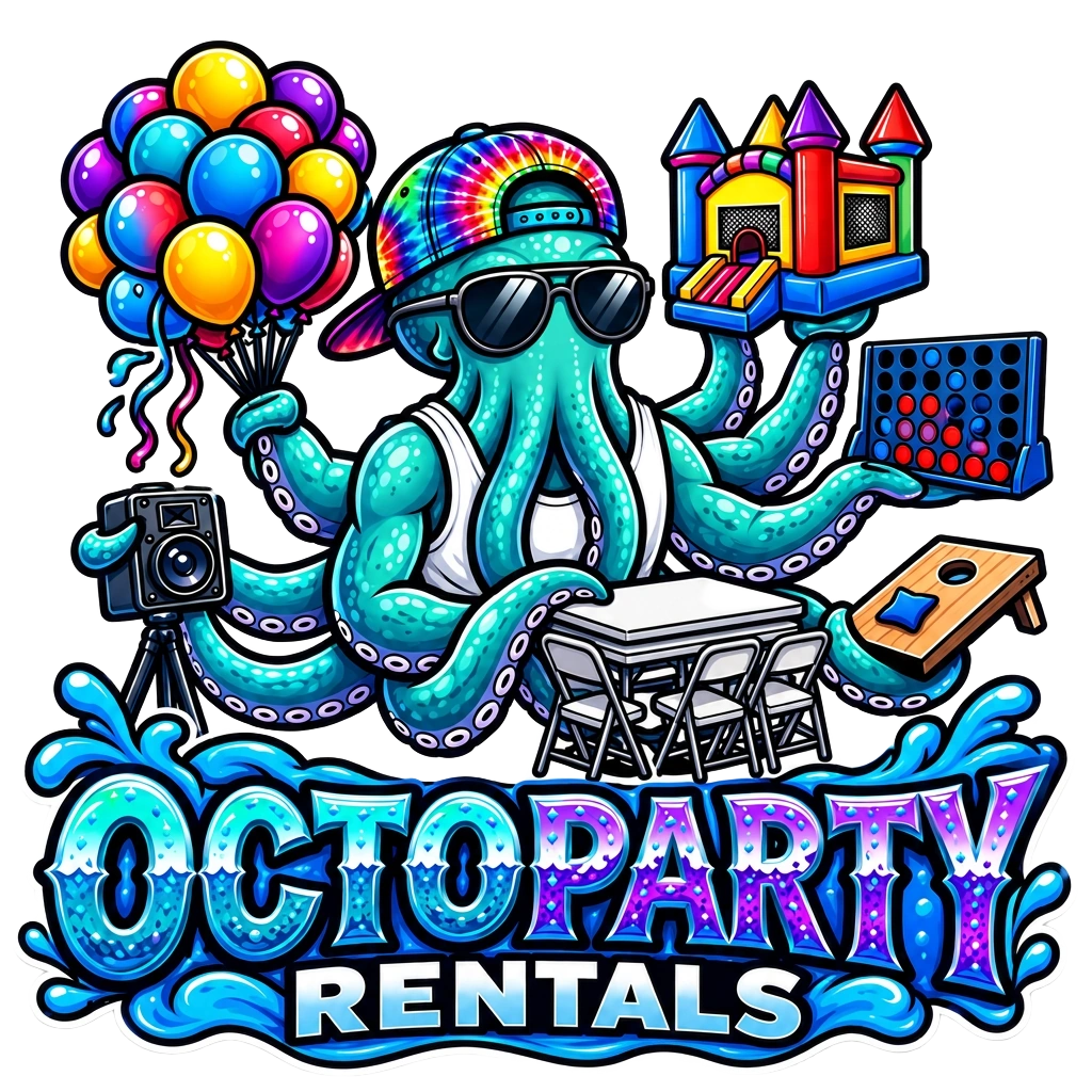 OctoParty Rentals octopus mascot